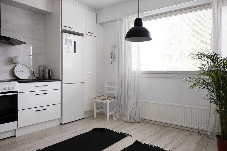 Какие оттенки белого выбрать для кухни в лофте?